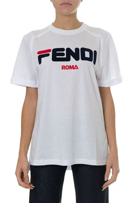 fendi roma men's t shirt|fendi shirt price.